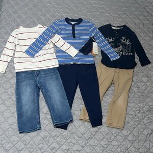 Bundle of 6 (3 Outfits) size 2T